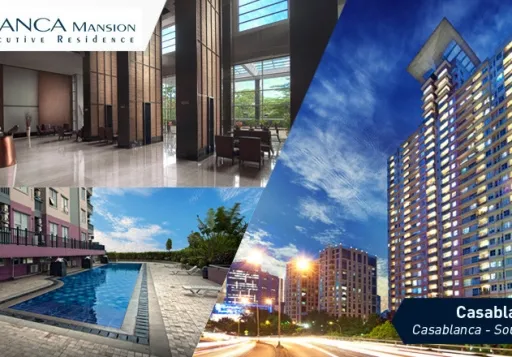 Apartemen Casablanca Mansion – 2 BR 47 m2 Full Furnished