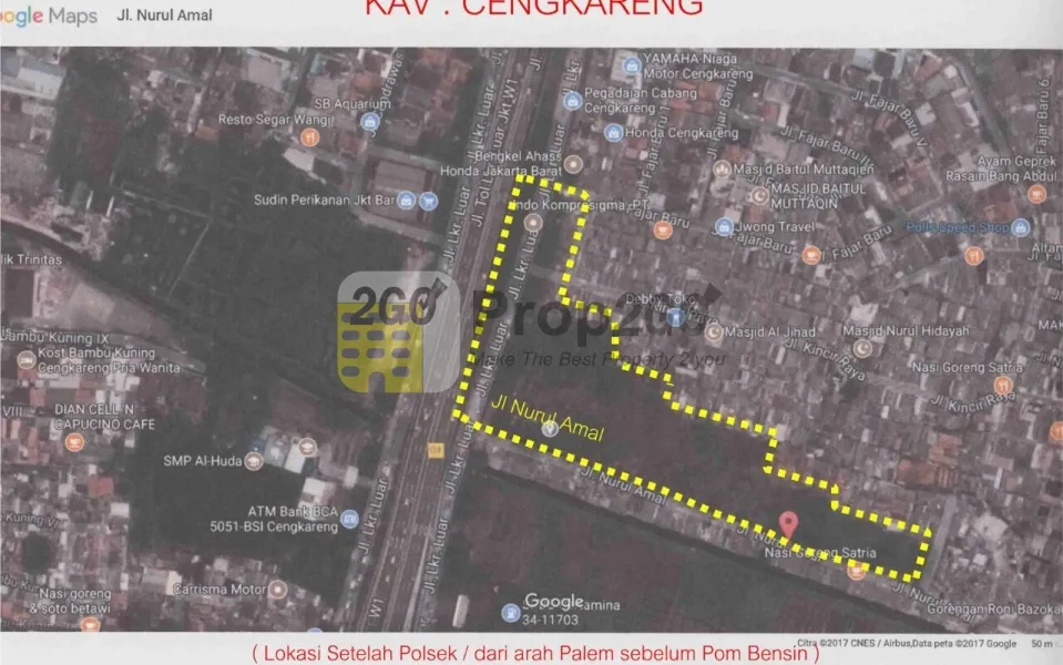 Kavling Jalan Lingkar Luar Barat Cengkareng Jakarta