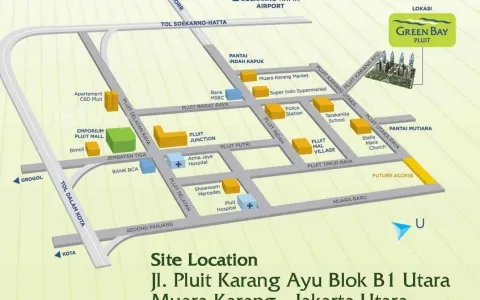 Apartemen Green Bay Pluit, Tower Gardenia, Jakarta Utara