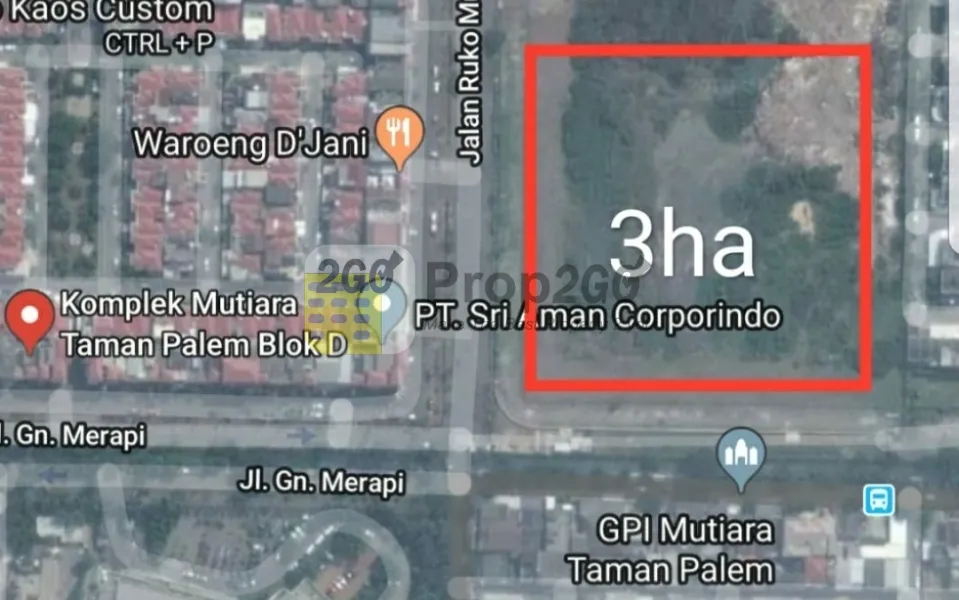 Tanah Dijual di Cengkareng, Jakarta Barat, Jakarta, 11730