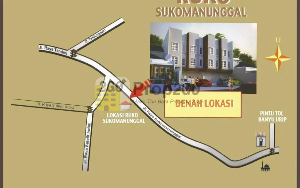 Ruko Jl Raya Sukomanunggal PIK, ST-RK344