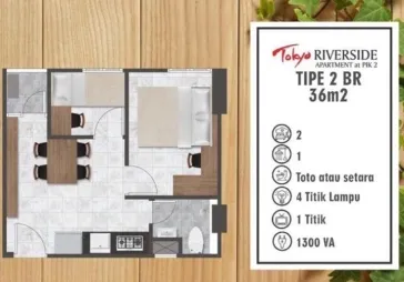 Apartemen Dijual di Pantai indah kapuk, Jakarta Utara,14470