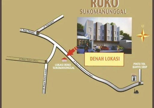 Dijual Ruko - Jl. Raya Suko Manunggal Surabaya ST-RK344