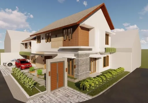 Jual Rumah - Gaya Modern Tropis Jl Cendrawasih C-R1
