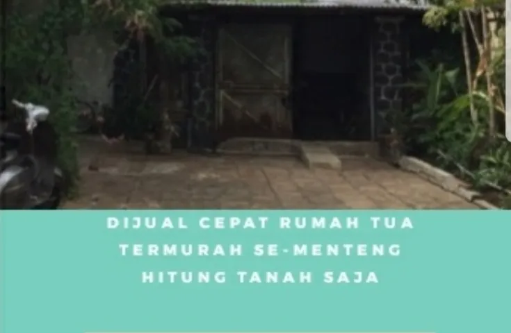 Dijual Rumah Tua - Hitung Tanah Jl. Mendut Menteng ST-R786