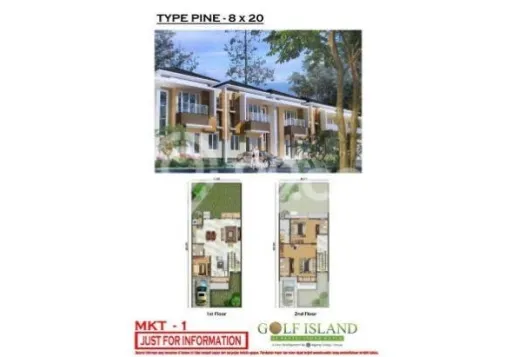 Dijual dan disewakan Rumah Serenade Golf Island Type Pine