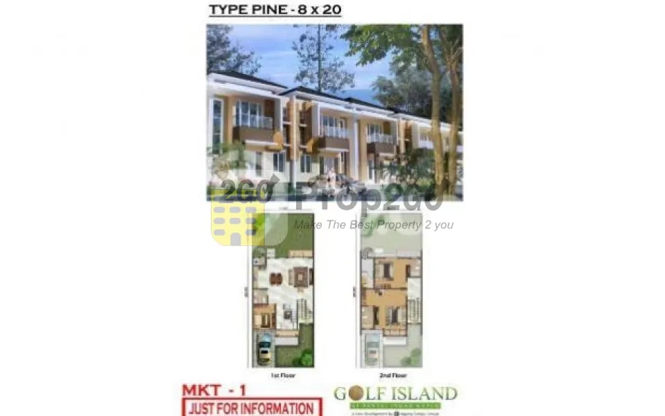 Dijual dan disewakan Rumah Serenade Golf Island Type Pine