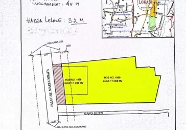 Jual Kavling Jl Raya RE Martadinata, Cipayung