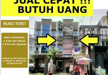 Dijual Cepat Ruko Tebet, Jakarta Selatan