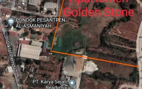 Dijual Murah Kavling Jl Diklat Pemda, Karawaci