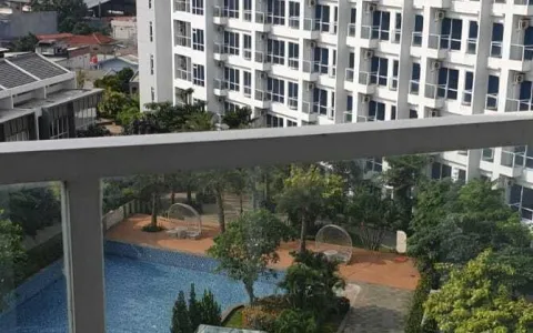 Apartemen Puri Mansion 2BR Full Furnished View Kolam, Kembangan