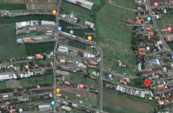 Dijual Tanah Jl. Raya Kedampang GG. Madya, Kuta-Bali