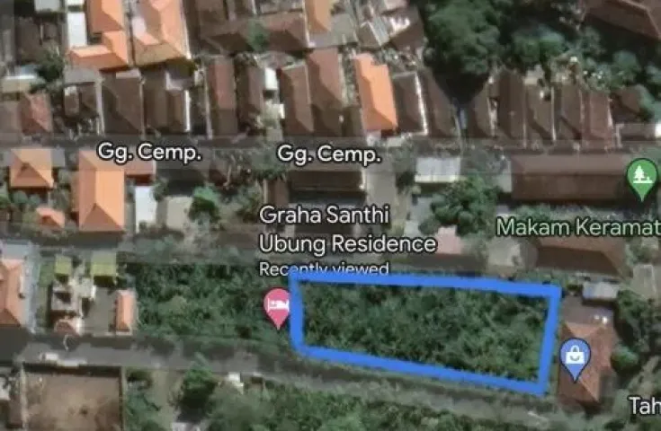 Dijual Tanah 14,88 Are Cokro Denpasar Bali Dekat Gatsu Kerobokan Seminyak