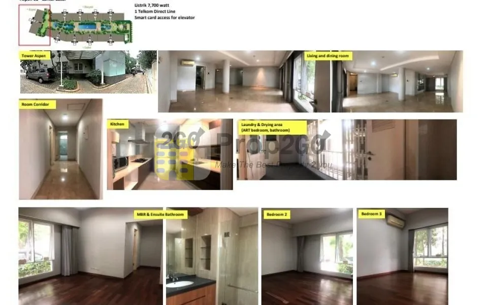 Dijual Cepat Apartemen Puri Park Residences, Kembangan