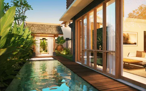 dijual Villa D'Aquilla di Jl. Panestanan Kelod, Ubud, Bali