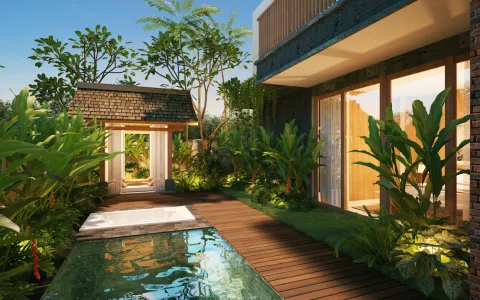 dijual Villa D'Aquilla di Jl. Panestanan Kelod, Ubud, Bali