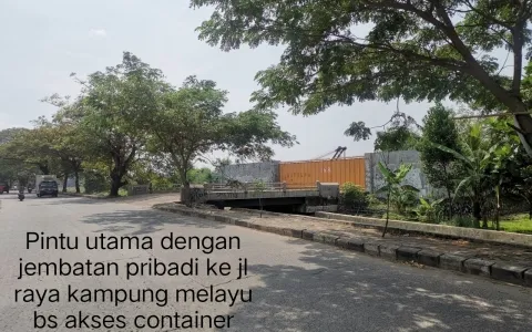 Dijual Cepat Kavling   Gudang di Jl. Raya Kampung Melayu, Tangerang