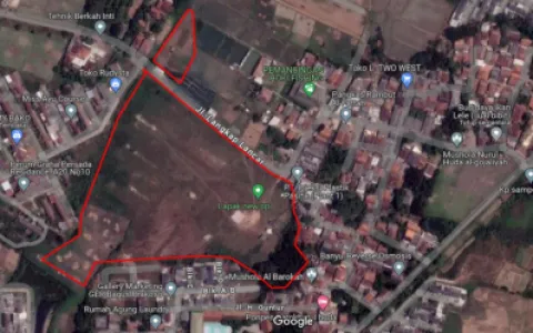 Lahan Dijual Cepat Di Jl. Lancap Lancar, Sukaragam, Cikarang