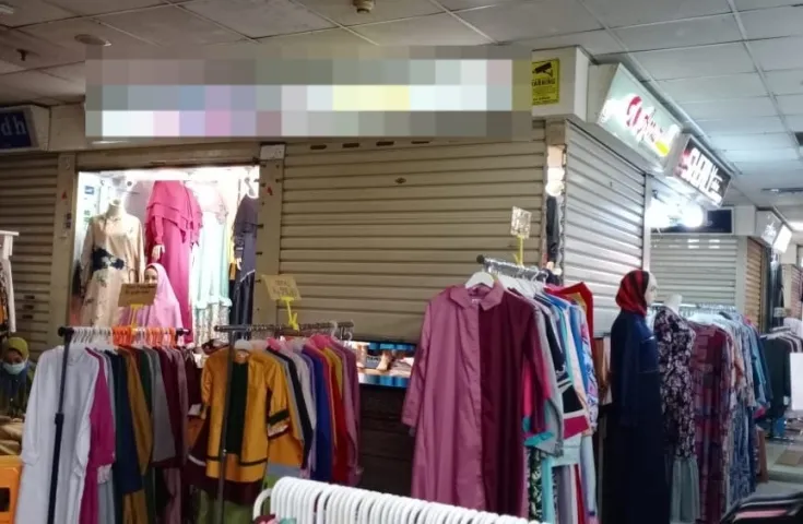 Kios Gandeng Dijual Cepat di Tanah Abang, Jakarta Pusat