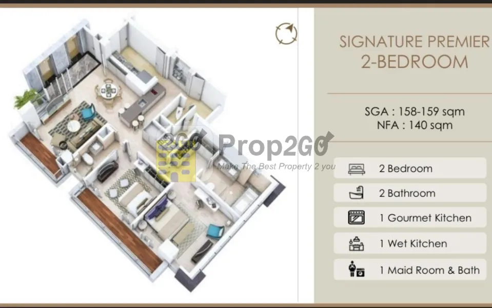 Disewakan Apartemen Strature Residences