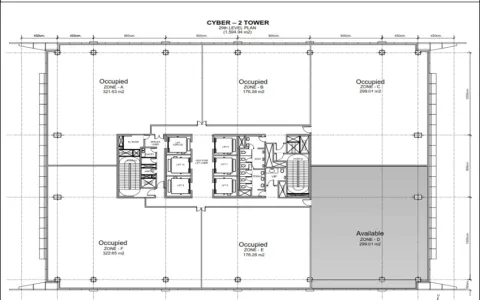 Disewakan Space Office di Gedung Cyber 2 Tower, Kuningan, Jakarta selatan