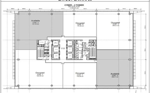 Disewakan Space Office di Gedung Cyber 2 Tower, Kuningan, Jakarta selatan