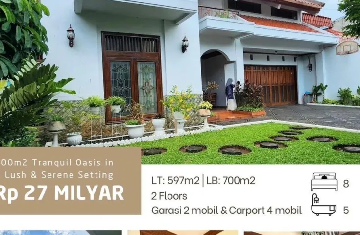 Tropical House at Pancoran, Jakarta Selatan