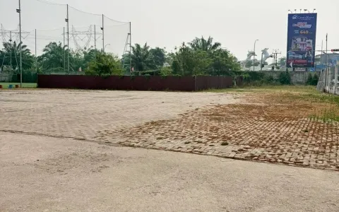 Sewa Lahan Pinggir Jalan Raya, Cikupa, Tangerang