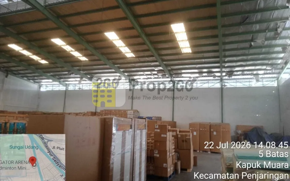 Sewa Gudang di Pergudangan Camellia Bizpark 1, Kapuk Muara, Jakarta Utara