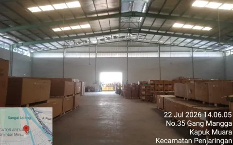 Sewa Gudang di Pergudangan Camellia Bizpark 1, Kapuk Muara, Jakarta Utara